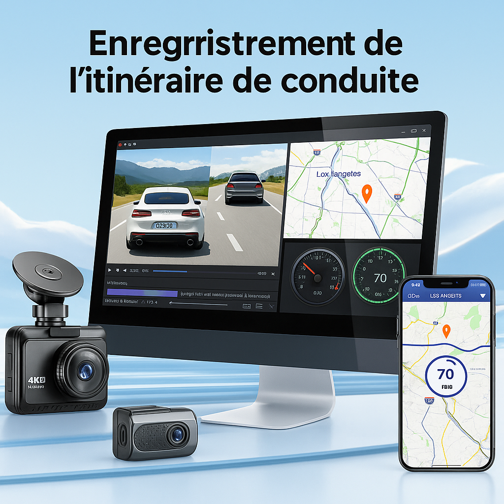 Dash Pilot R7 DUO PRO MAX 4K Ultra HD 2160P - Dashcam WIFI & GPS - WDR Technologie - 128 GB Card - Hardwire