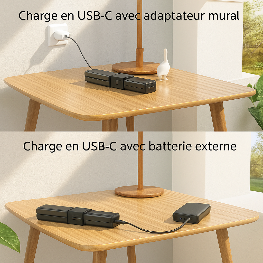 Z5 1080P - Caméra de recul solaire - Moniteur 4.3''