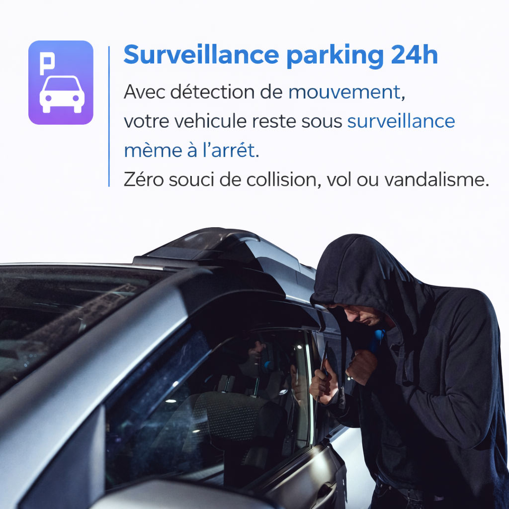 X1 DUO PRO+ MAX - Miroir intelligent Dashcam Avant/Arrière - Carte SD - Kit filaire