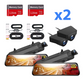 Pack X1 DUO PRO MAX 2.5K PRO 1440P 1080P - Dashcam WIFI & GPS - Miroir intelligent - 128 GB - Hardwire