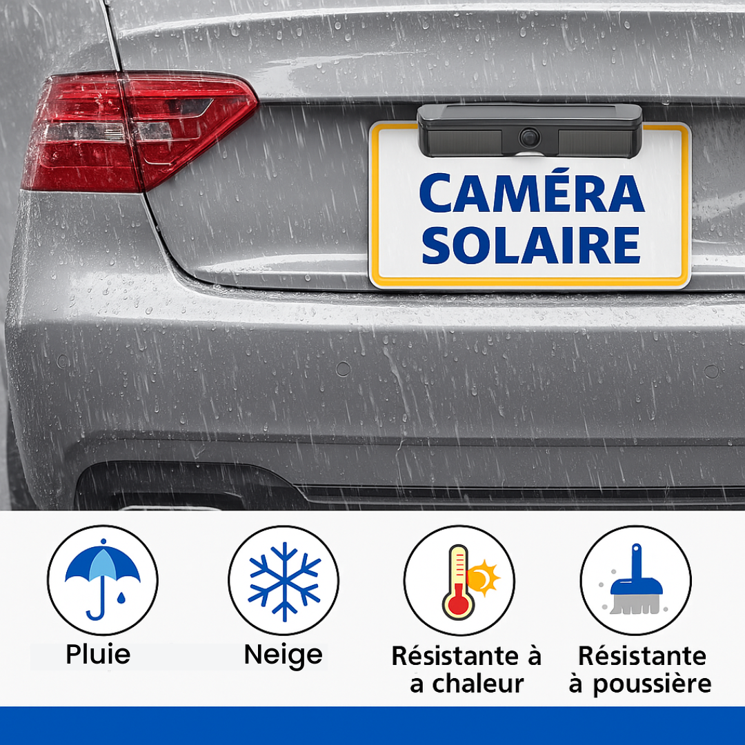 Pack Z5 1080P - Caméra de recul solaire - Moniteur 4.3''