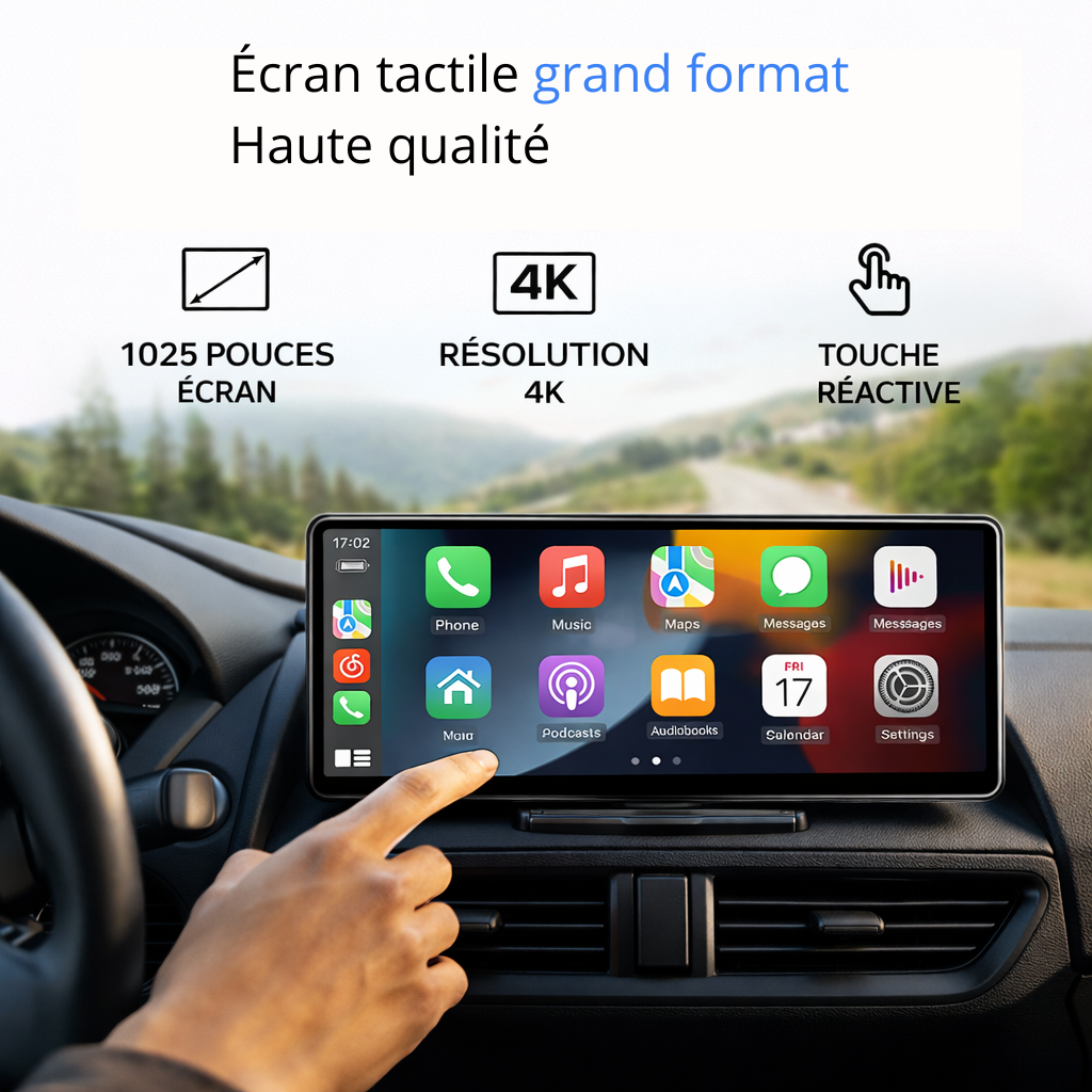 S3 PRO - Tablette Dashcam Avant - Carte SD